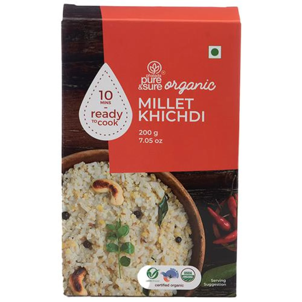 Phalada Pure & Sure Organic Millet Khichdi - Nutritious, 200 g-1.webp